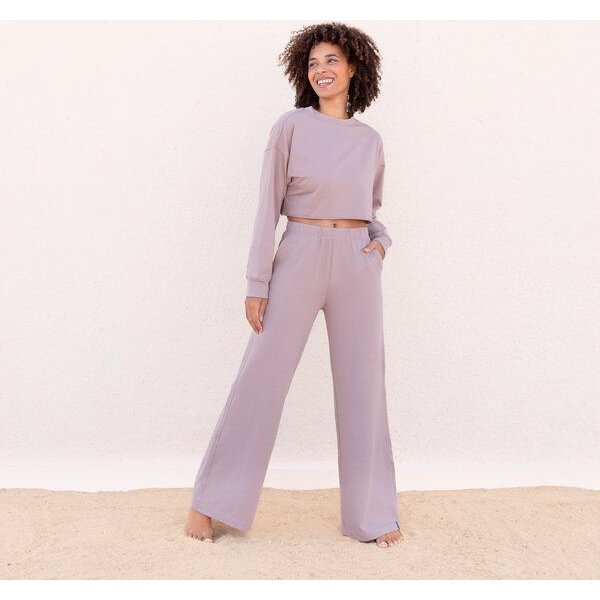 Jaya ALEX - Damen - kürzer geschnittenes cooles Sweater kommt in superweichem French Terry