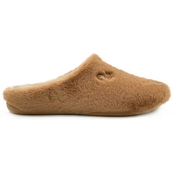 Hausschuh "thies ® Rec Fluffy Slipper" aus rec. Fell