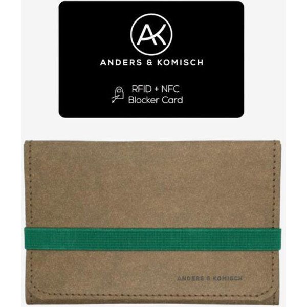 ANDERS & KOMISCH Mittelgroßes Portemonnaie mit RFID Schutz - A&K KOMPAKT