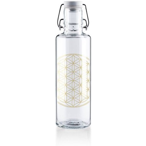 soulbottles Trinkflasche aus Glas • 0,6 l • verschiedene Motive • auslaufsicher