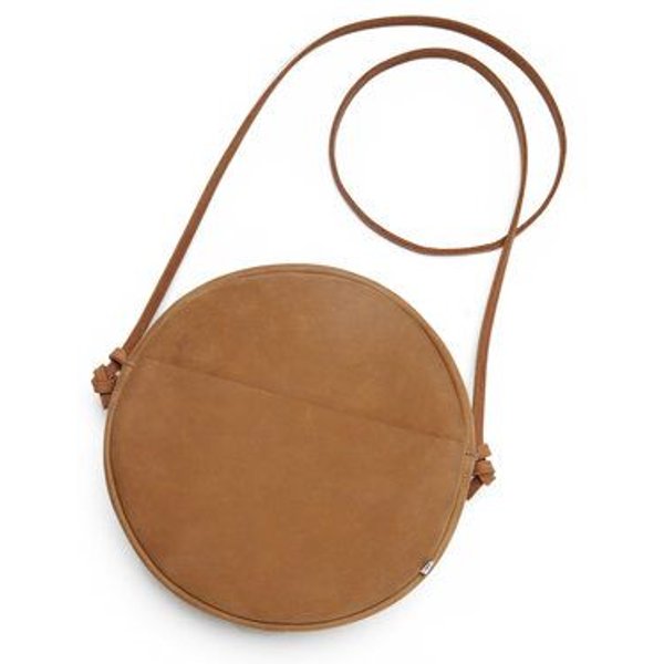 Runde Schultertasche RUT aus Leder von ElektroPulli