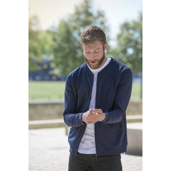 Neutral® Herren Unisex Sweatjacke ohne Kapuze