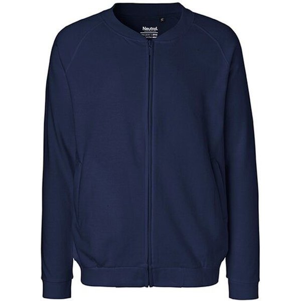 Neutral® Herren Unisex Sweatjacke ohne Kapuze