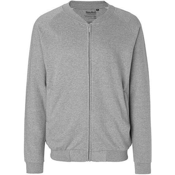 Neutral® Herren Unisex Sweatjacke ohne Kapuze