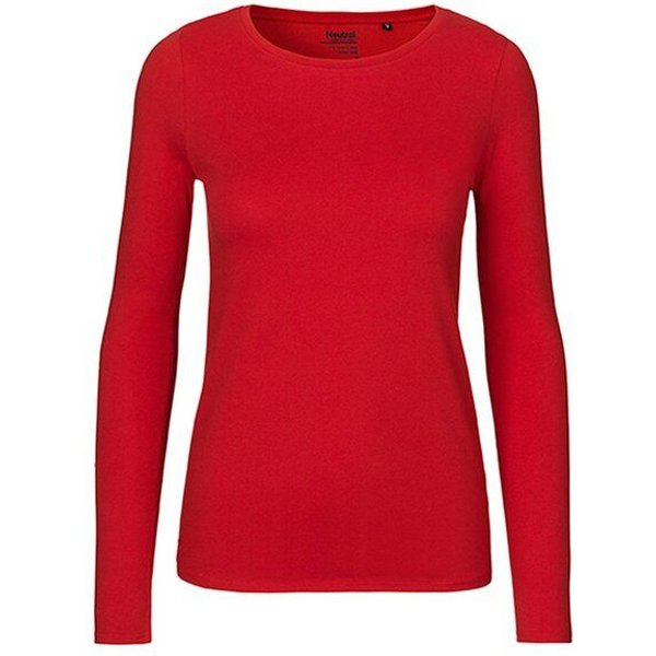 Neutral® Damen Langarm T-Shirt Bio Baumwolle Modern Fit Körpernah geschnitten