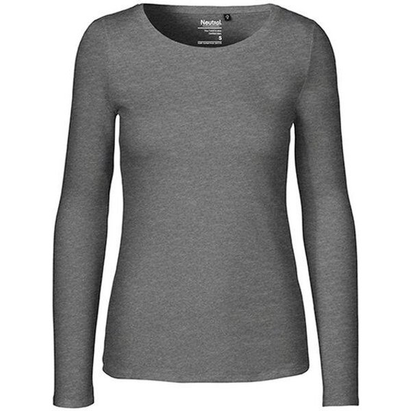 Neutral® Damen Langarm T-Shirt Bio Baumwolle Modern Fit Körpernah geschnitten