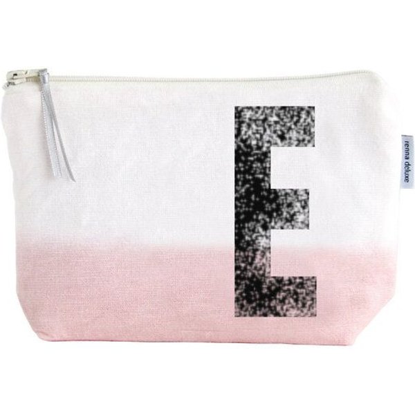 renna deluxe Kulturtasche und Kosmetiktasche mit Monogramm - ROSA