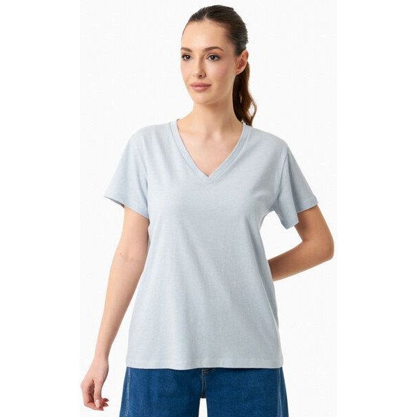 ORGANICATION T-Shirt aus Bio-Baumwolle und Leinen