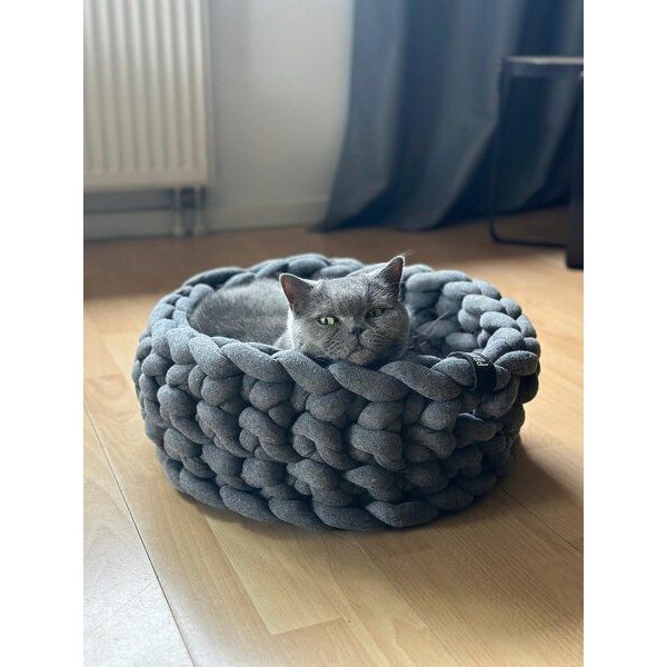 PANAPUFA Luxus-Hundebett aus Big Cotton – handgefertigt