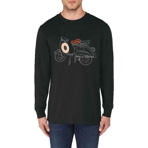 YTWOO Herren Langarmshirt mit Scooter