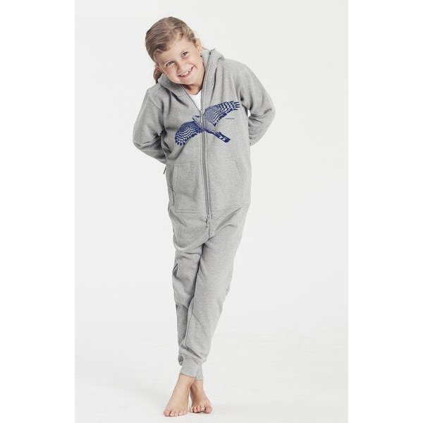 Peaces.bio - handbedruckte Biomode Jumpsuit Sperber Kinder