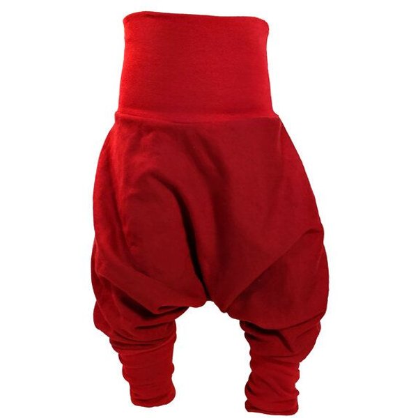 liebewicht Yogahose Pumphose Bio Sweat rot