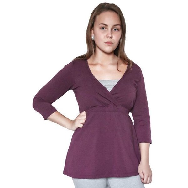 Leela Cotton Damen Tunika Bluse Bio-Baumwolle GOTS Langarmshirt Oberteil