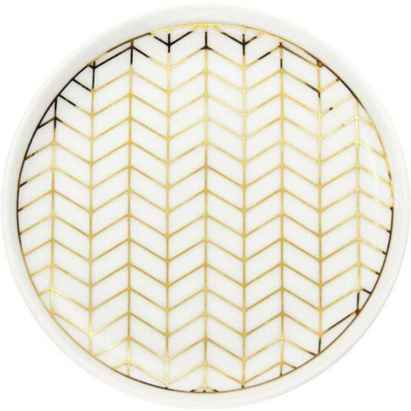 lille mus Schmucktellerchen mit geometrischem Muster