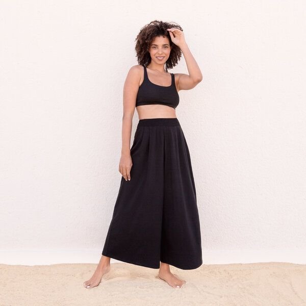Jaya DIANA - lockere bis weite geschnittene Lounge Pants, für jede Figur geeignet, für Yoga, Leisure, Arbeit oder Evenings