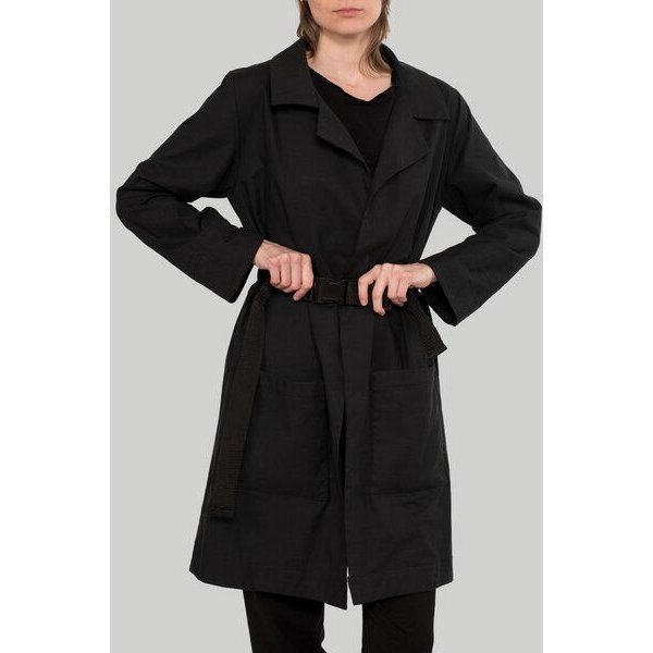 KOLO Berlin Trenchcoat Fly aus Bio-Baumwolle & Tencel (by Lenzing) EtaProof - schwarz - unisex