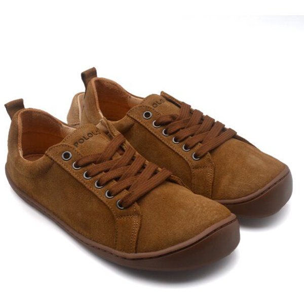 Pololo Barfuß Sneaker für Erwachsene, chromfrei gegerbtes Leder