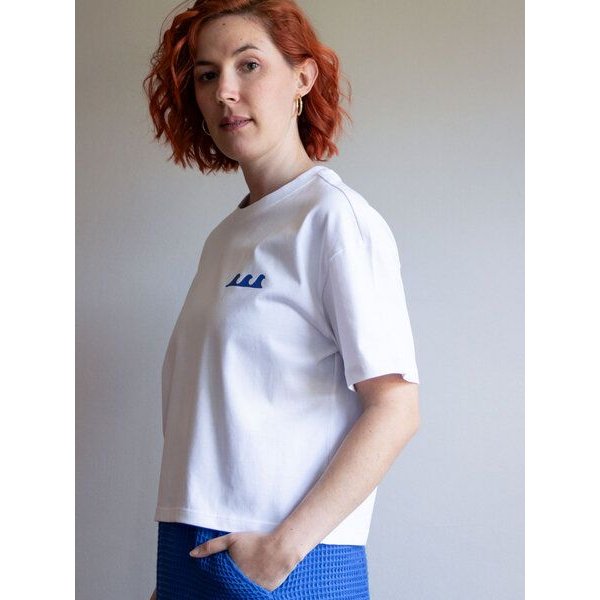 Ecostories Damen T-Shirt – Mach ne Welle