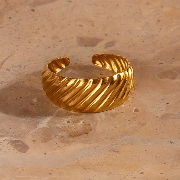 Größenvariabler BOHO LINE Ring ca. Ø 18 - 20 mm von Elektropulli