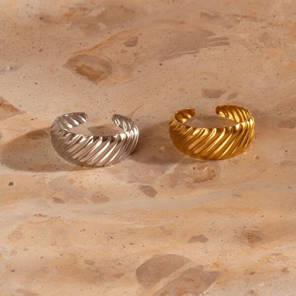 Größenvariabler BOHO LINE Ring ca. Ø 18 - 20 mm von Elektropulli