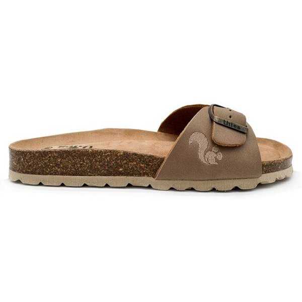 Vegane thies ® Eco Bio Strap Sandale aus rec. PET mit ergonomischem Fussbett