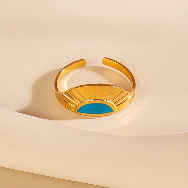 Größenverstellbarer SUNSET Ring ca. Ø 18 mm von Elektropulli