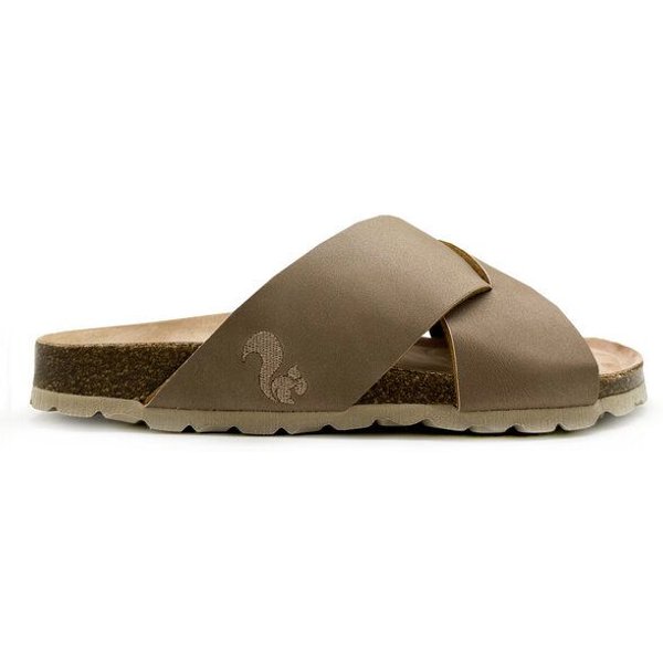 Vegane thies ® Eco Bio Cross Sandale aus rec. PET mit ergonomischem Fussbett