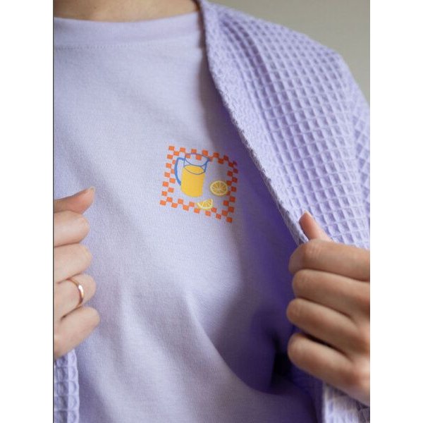 Ecostories Oversize Kimono Waffel