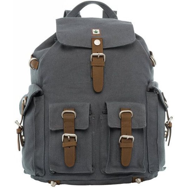 PURE HF-0017 Hanf-Rucksack XL mit 4 Außentaschen (Hanf Rucksack XL)