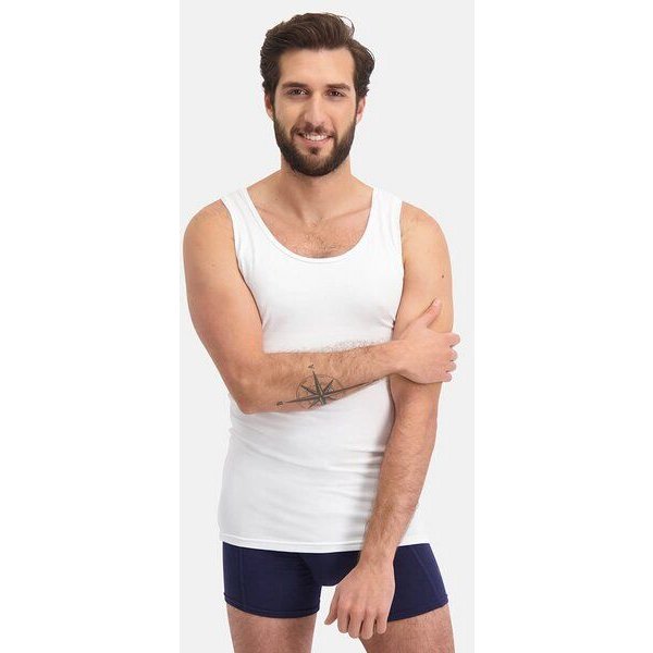 Bamboo Basics Unterhemd STEF aus Bambusviskose / Biobaumwolle (2er Pack)