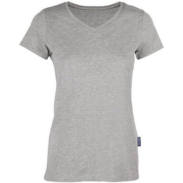 HRM Damen Ladies Luxury V-Neck T-Shirt