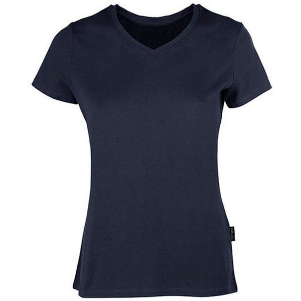 HRM Damen Ladies Luxury V-Neck T-Shirt