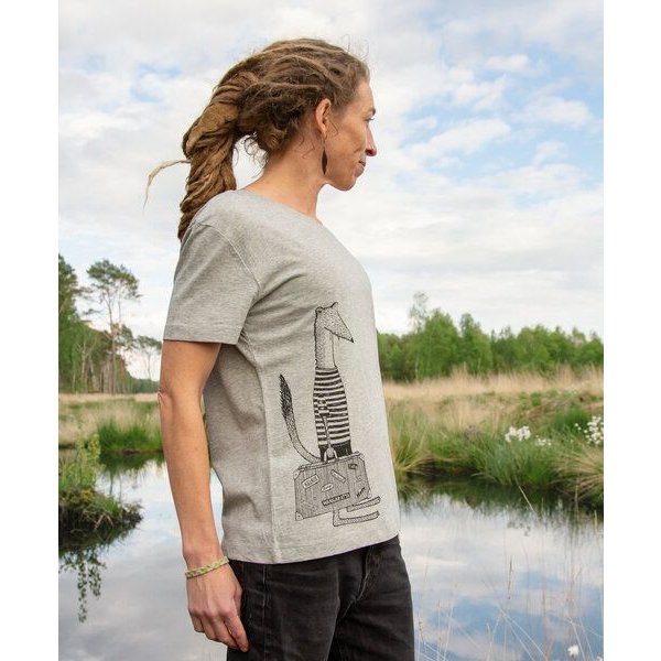Cmig Damen T-Shirt Reise Wiesel