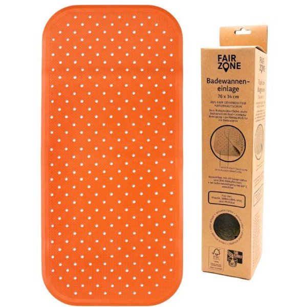 FAIR ZONE Badematte 76x34 cm - Wanneneinlage