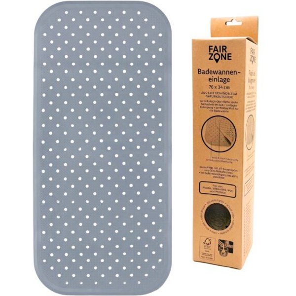 FAIR ZONE Badematte 76x34 cm - Wanneneinlage