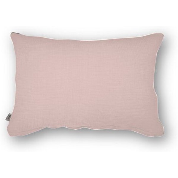 Hutch&Putch Musselin Kopfkissenbezug - Kissenhülle - 100% Bio-Baumwolle - Handmade in Germany und Europa