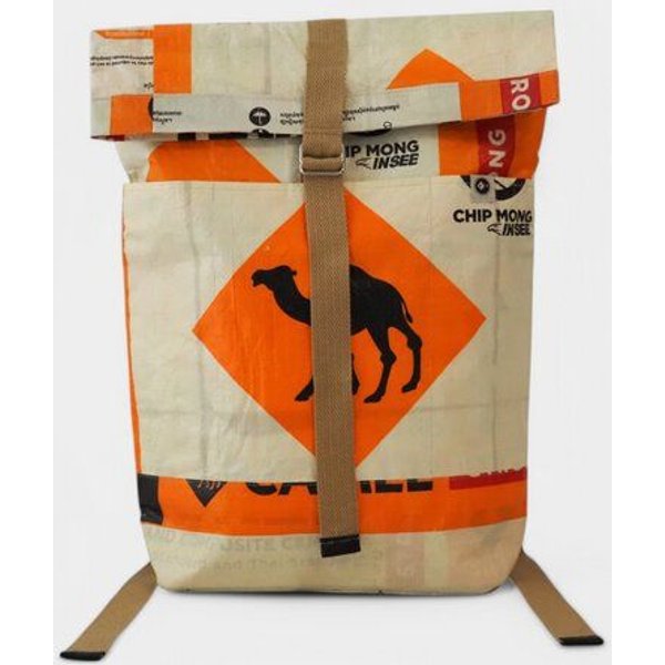REFISHED fair fashion Rucksack 'BACKPACK' - upcycelte Zementsäcke
