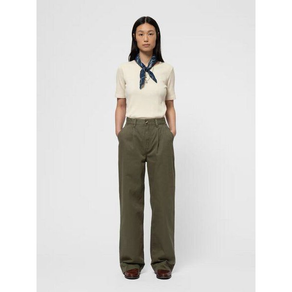Nudie Jeans Suki Workwear Pants Olive