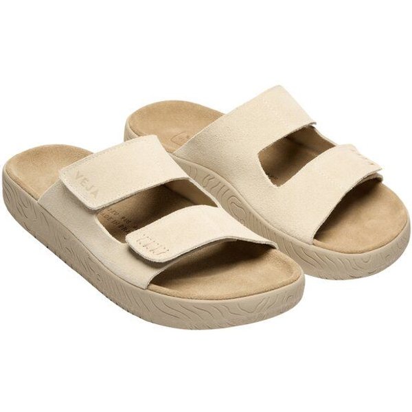 Veja Damen-Sandalen Etna Suede Soft Pierre Almond