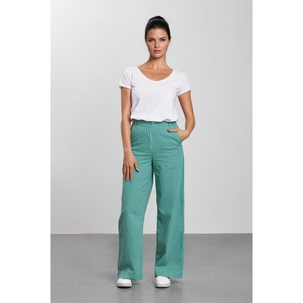 Feuervogl fv-FR:051 Wide Leg | High Waist | Cotton-Linen-Mix