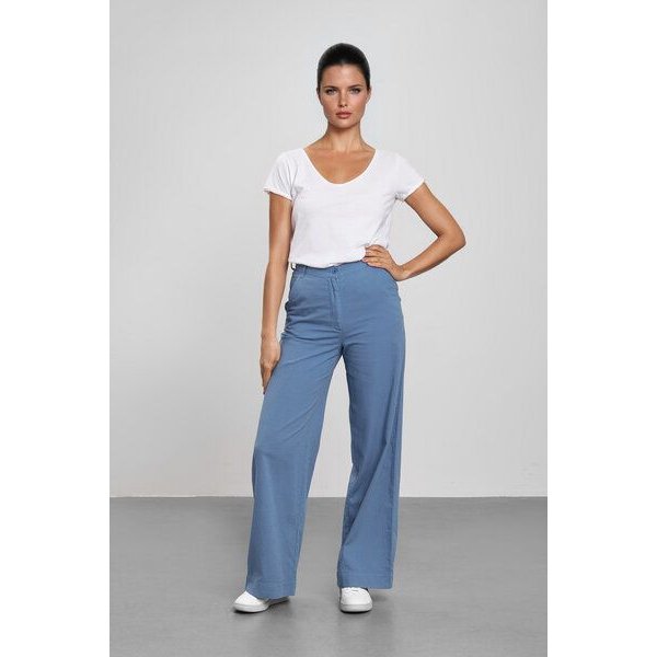 Feuervogl fv-FR:051 Wide Leg | High Waist | Cotton-Linen-Mix