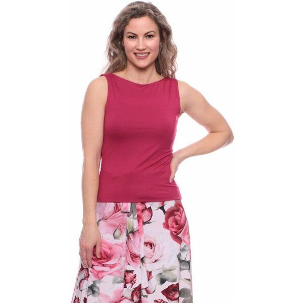 Ingoria LORIE doppellagiges Wende-Top (Uni)