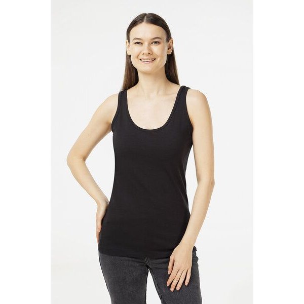 Evermind Damen Tanktop aus Bio-Baumwolle