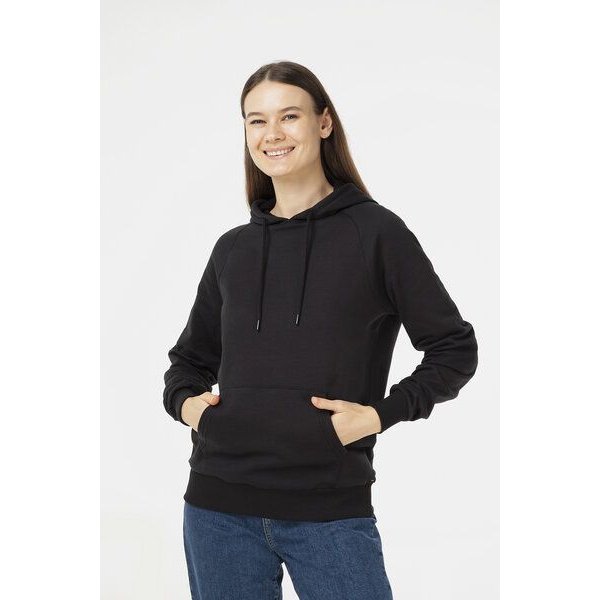 Evermind Unisex Raglan Hoodie aus Bio-Baumwolle