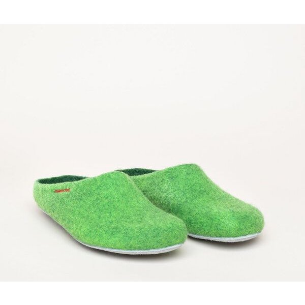 Magicfelt Filz-Hausschuh AP 701 aus 100% Merino-Wolle | Pantoffeln für Damen & Herren mit hochwertiger Ledersohle - Made in Tirol