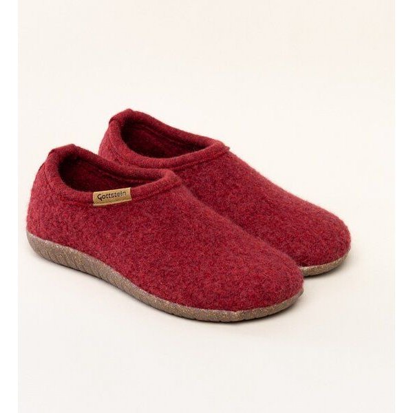 Gottstein Filz-Hausschuh Alpine Midcut - Damen & Herren Pantoffel aus 100% Schurwolle mit Komfort-Einlagesohle