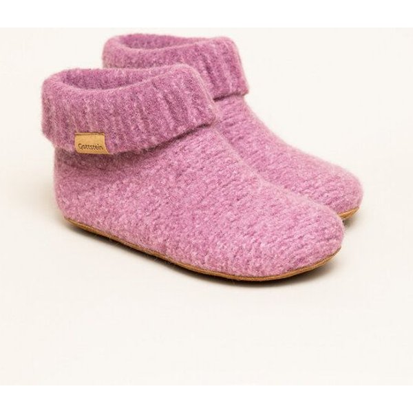 Gottstein Hüttenschuh Knit Boot aus 100% Schurwolle - Filz-Hausschuh made in Tirol