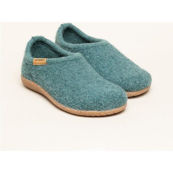 Gottstein Filz-Hausschuh Alpine Midcut - Damen & Herren Pantoffel aus 100% Schurwolle mit Komfort-Einlagesohle