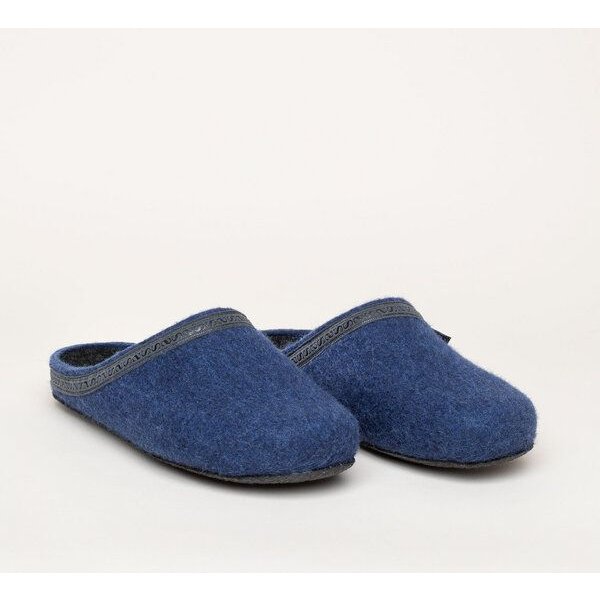 Stegmann Filzpantoffel 127 aus 100% hochwertiger Merino-Wolle - Hausschuhe für Damen & Herren - Pantoffeln mit Kork Sohle