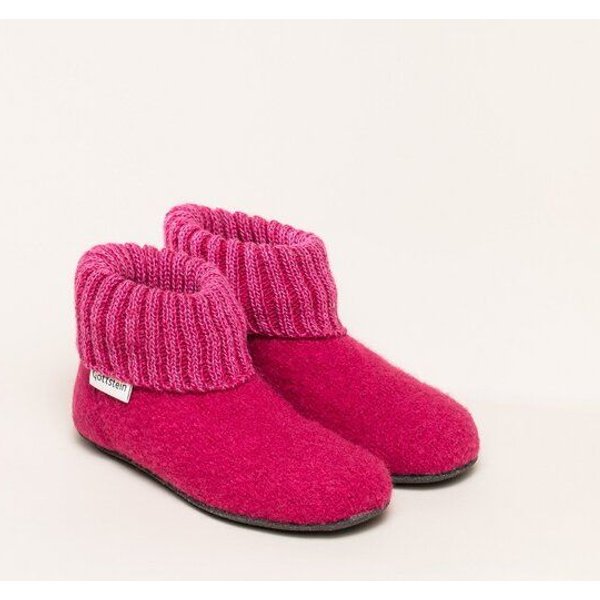Gottstein Kinder-Hüttenschuh Alpine Boot FE - Kinderhausschuh für Mädchen & Jungen aus 100% Schurwolle